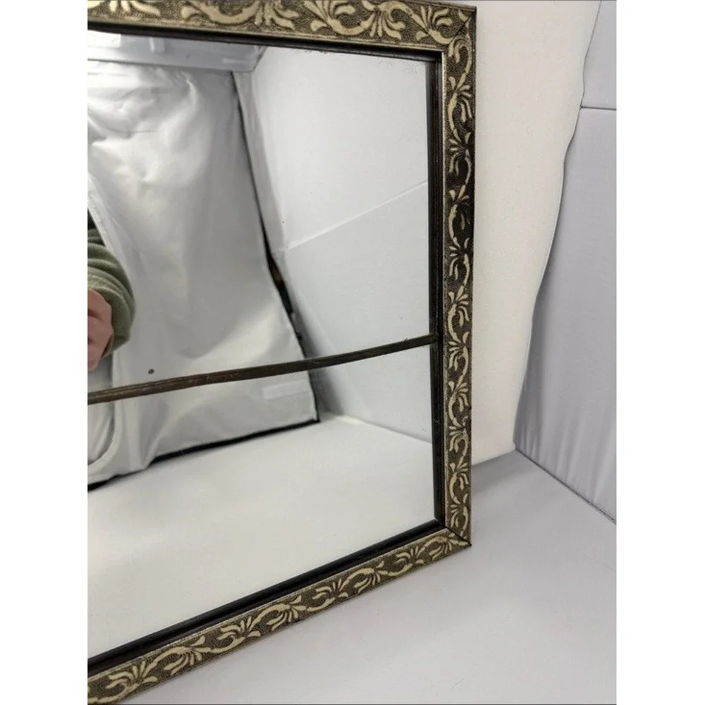 1970's‎ Handmade Vintage Stained Glass Repurposed Winnie the Pooh Mirror Kids